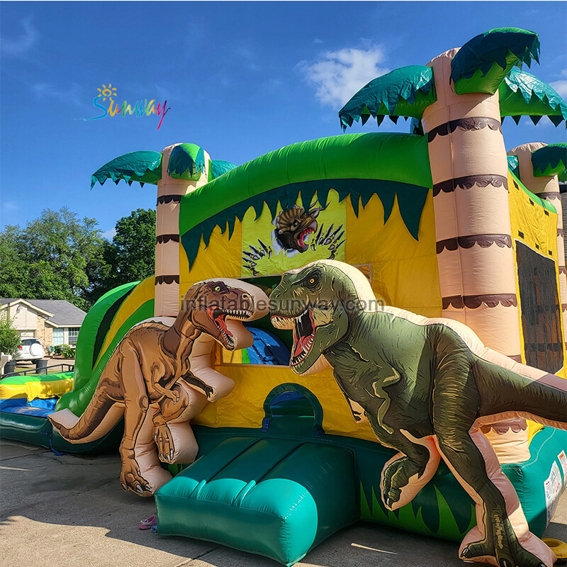 Inflatable bouncy castles